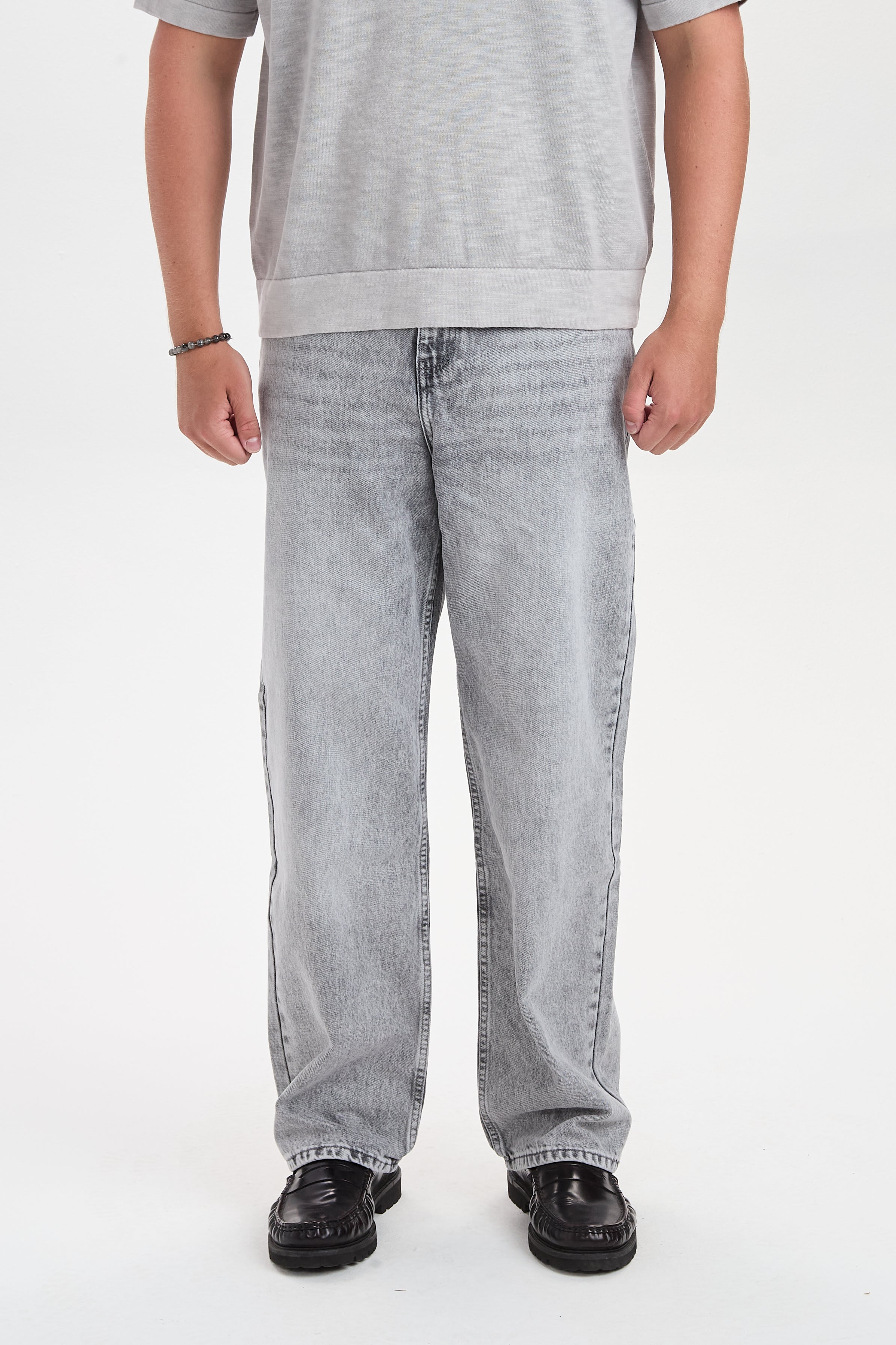 DXHector Relaxed Fit Jeans Grå